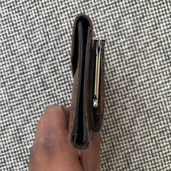 Patricia Nash Bark Leaves Rieti Leather Wallet - Picture 4 of 8